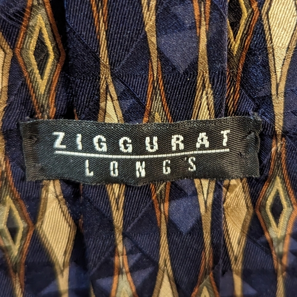 ZIGGURAT Longs Mulberry Neckwear Mens Designer Ties 100% Silk. Made in USA - Picture 9 of 11